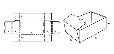 MEIA MALETA CAIXA CORTE VINCO